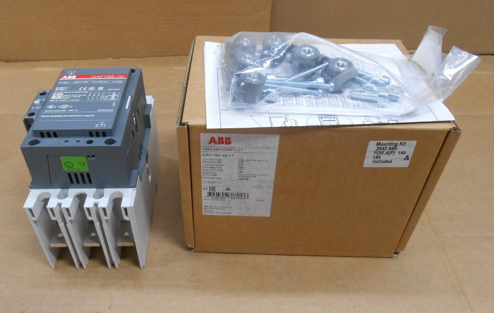 ABB contactor GAF185-10-11 100-250V AC/DC brand new