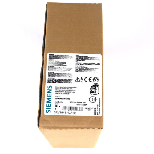 New Genuine Siemens 3RV1041-4JA10 In Box Factory Sealed UPS / DHL / Fedex