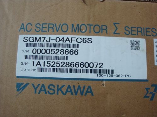 1PC New Yaskawa SGM7J-04AFC6S Servo Motor Expedited Shipping