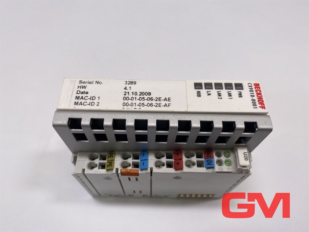 Beckhoff Control Unit CX9010-0001 Grundmodul Set CX9000-N000 Hw 4.1 Unit Module