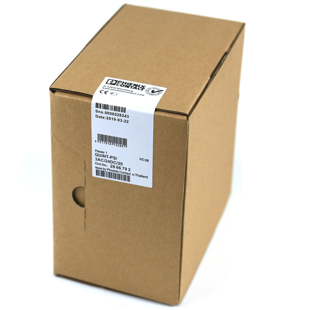 NEW PHOENIX 2866792 QUINT- PS /3AC/24DC/20 Power Supply Unit DHL / UPS / FedEx