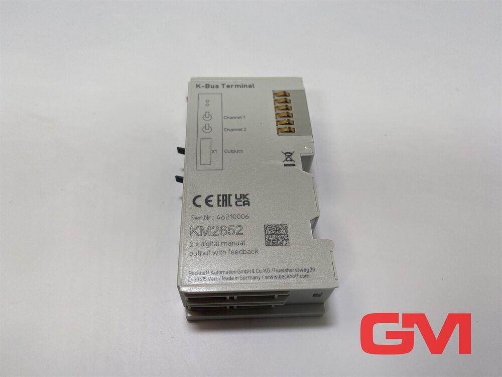 Beckhoff Busklemmenmodul KM2652 Bus Terminal Module 2-Kanal-Digital-Ausgang 230V