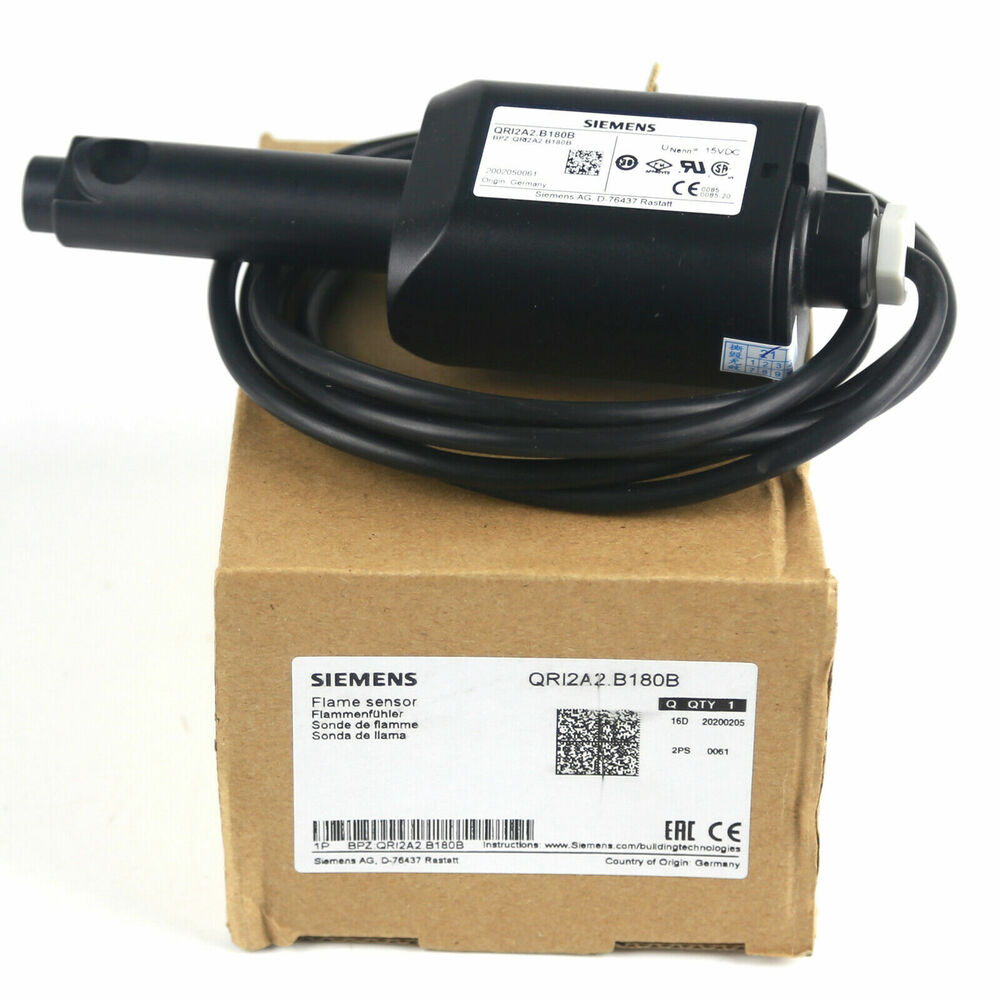 New In Box SIEMENS QRI2A2.B180B Burner Infrared Flame Detector Flame Sensor DHL / UPS / FedEx