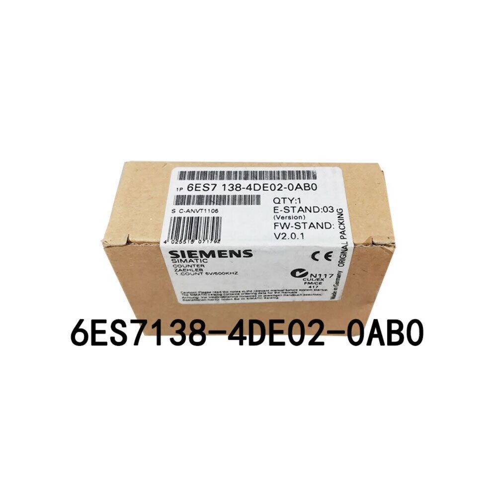 New Siemens 6ES7138-4DE02-0AB0 Electronics module for ET200S 6ES7 138-4DE02-0AB0