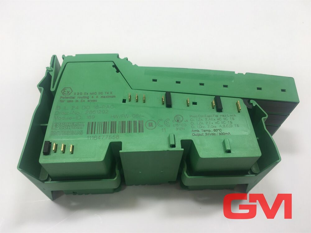 Phoenix Contact Digitalmodul 2861292 IB IL 24 DO 16-PAC Digital Module 24 V Dc