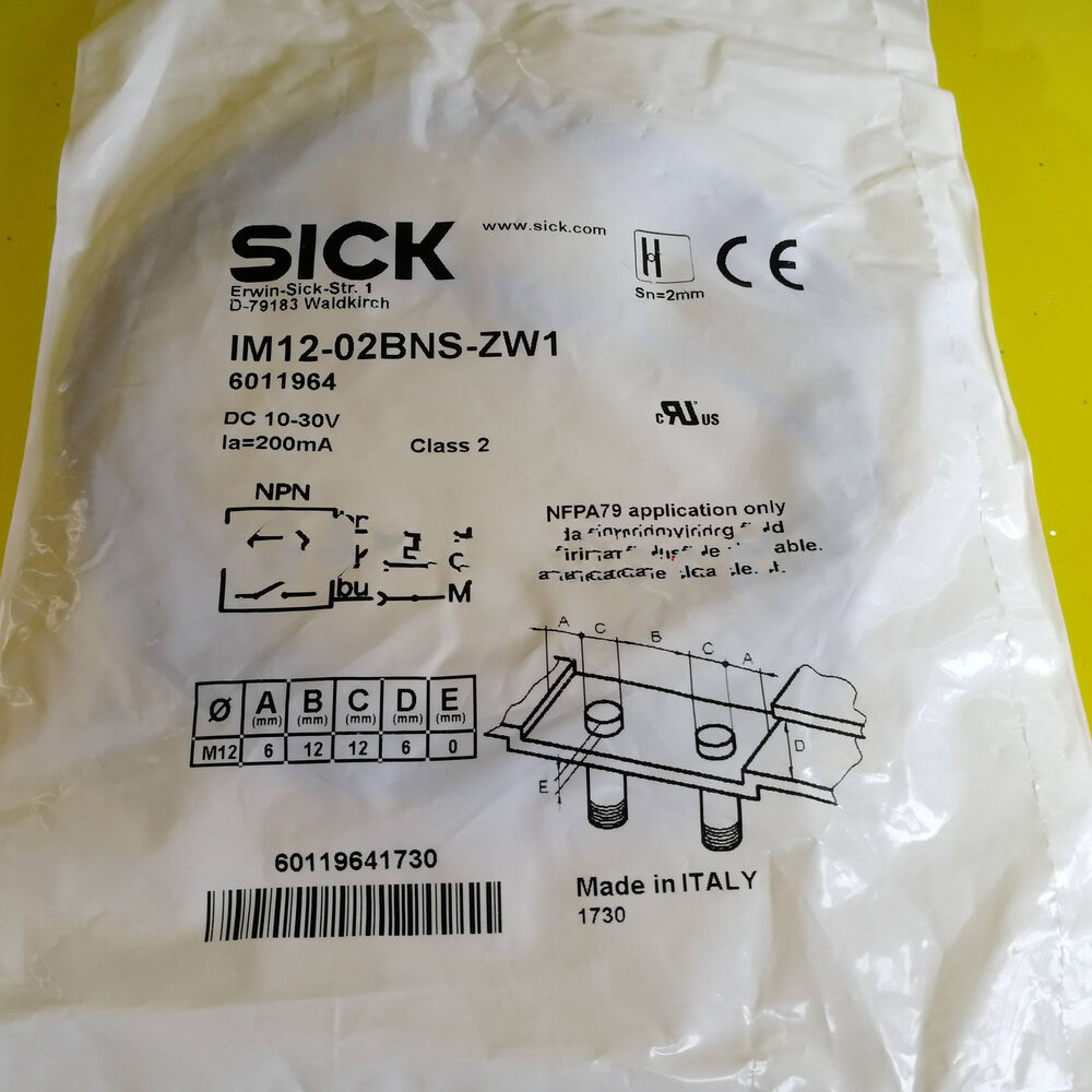 1PC New Sick IIM12-02BNS-ZW1 Proximity Switch IM1202BNSZW1 DHL / UPS / FedEx