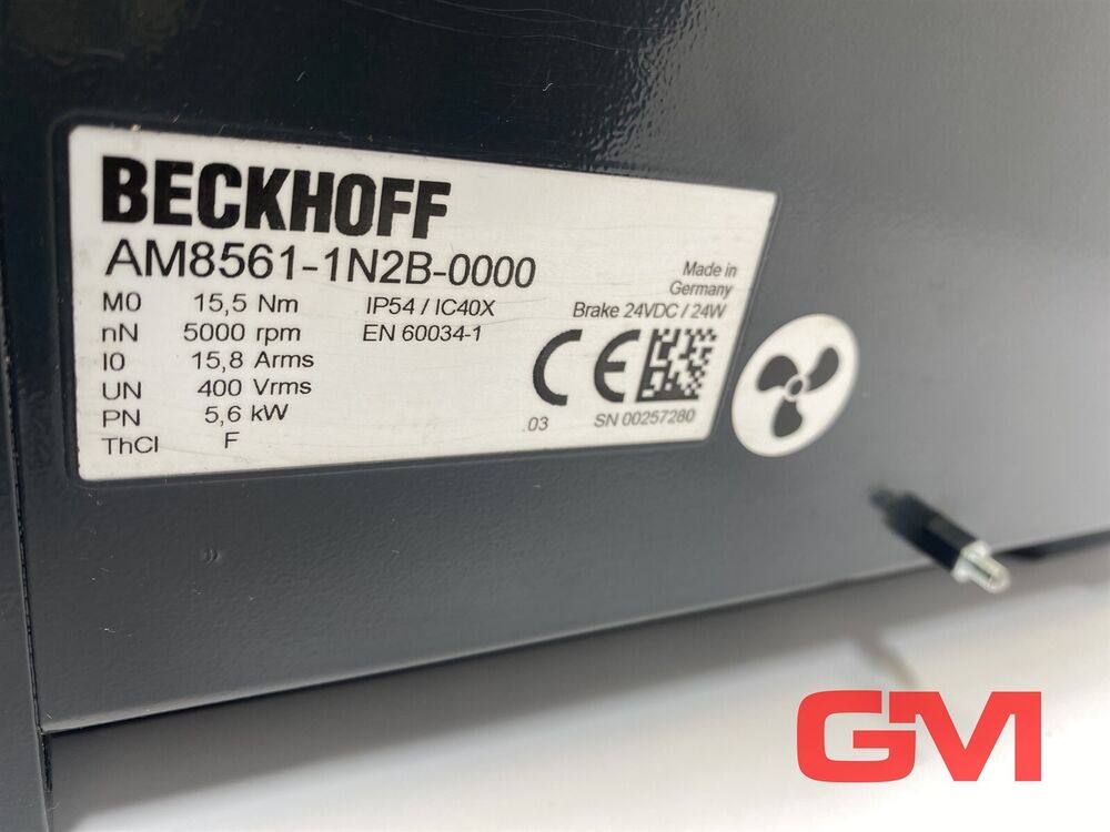 Beckhoff High-Inertia-Servomotor AM8561-1N2B-0000 High-Torque Slightly Damaged