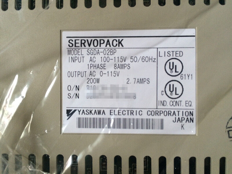 1PC YASKAWA SGDA-02BP AC SERVO Driver SGDA02BP New In Box Expedited Shipping DHL / UPS / FedEx