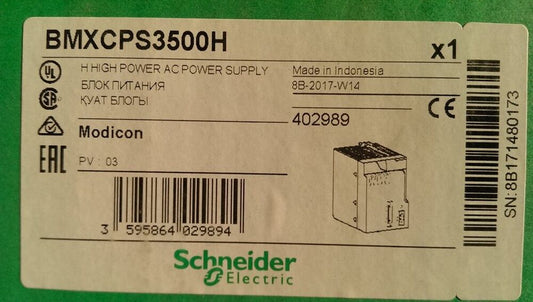 1PC New Schneider Electric Modicon BMX-CPS-3500H M340 BMXCPS3500 In Box DHL / UPS / FedEX