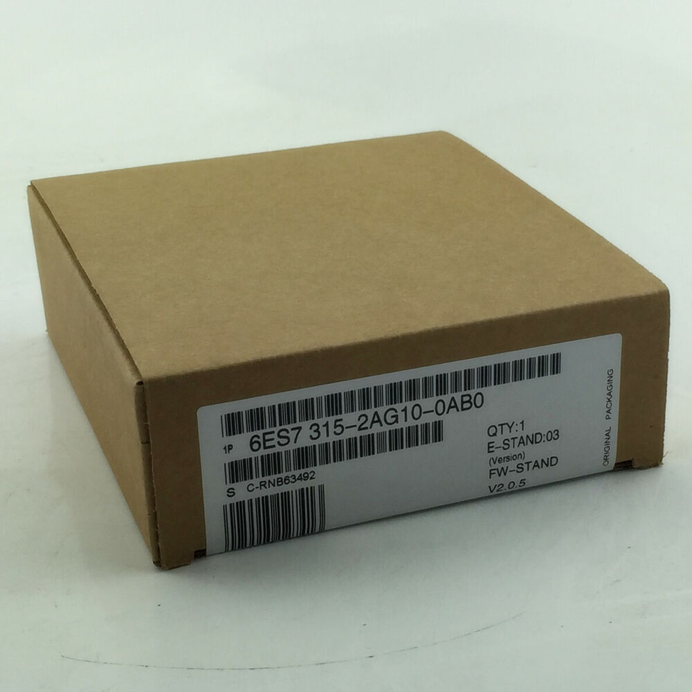 SIEMENS 6ES7 315-2AG10-0AB0 PLC 6ES73152AG100AB0 New In Box Expedited Shipping DHL / UPS / FedEx