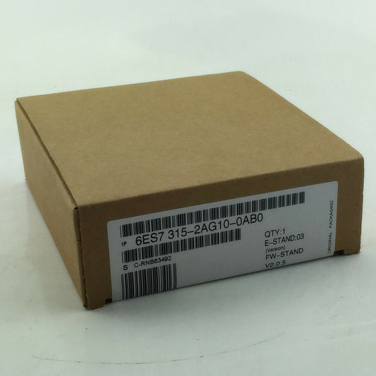 SIEMENS 6ES7 315-2AG10-0AB0 PLC 6ES73152AG100AB0 New In Box Expedited Shipping DHL / UPS / FedEx