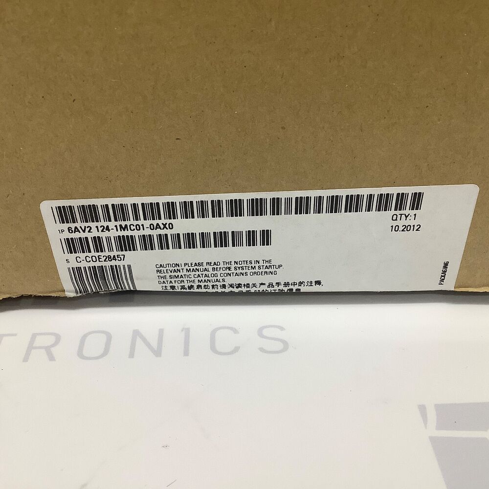 New Siemens 6AV2124-1MC01-0AX0 6AV21241MC010AX0 SIMATIC KP1200 Comfort Panel