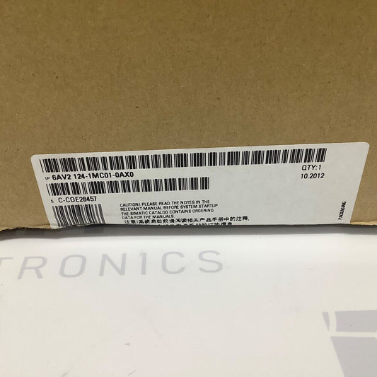 New Siemens 6AV2124-1MC01-0AX0 6AV21241MC010AX0 SIMATIC KP1200 Comfort Panel