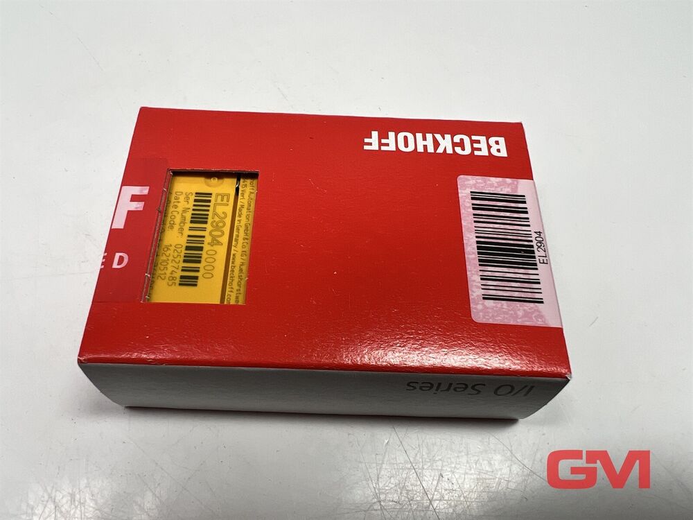 Beckhoff Ausgangsklemme EL2904-0000 Ethercat Serrefine Output EL2904 Twin Safe