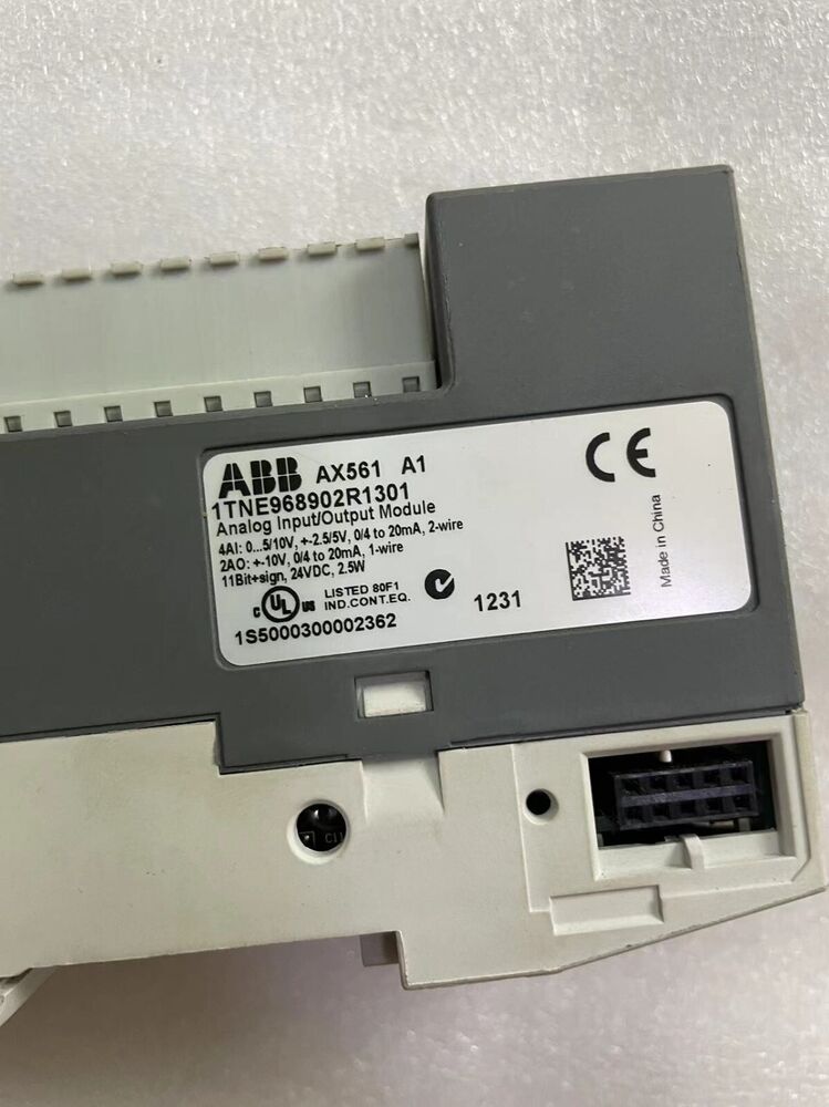 ABB PLC AX561 1TNE968902R1301 Analog Input Output Module