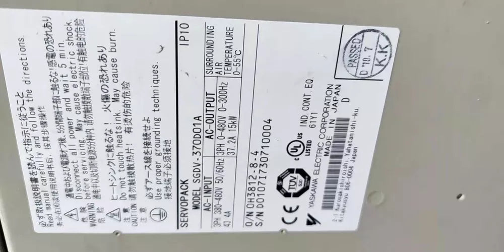 1PC New Yaskawa SGDV-370D01A Servo Driver Expedited Shipping