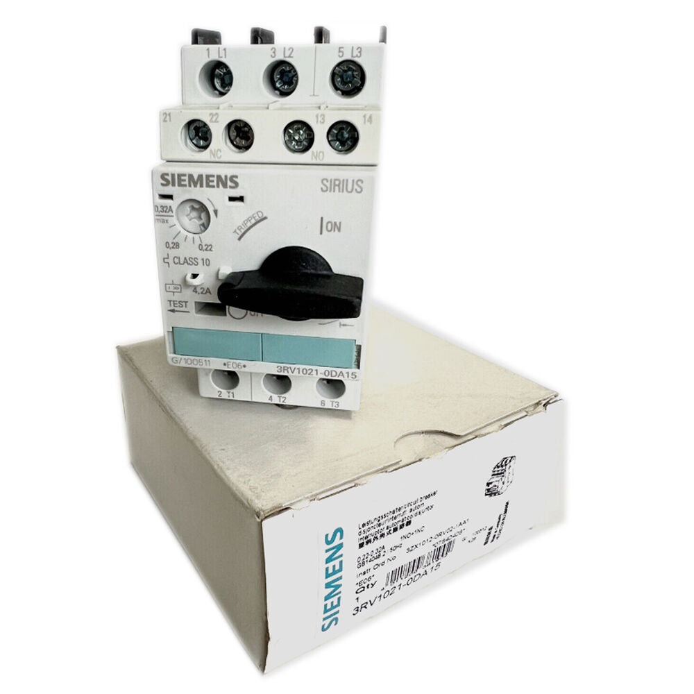1PCS NEW SIEMENS 3RV1021-0DA15 Circuit breaker DHL / UPS / FedEx