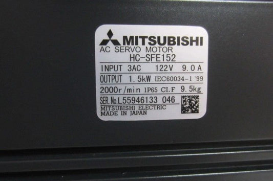 MITSUBUSHI HC-SFE152 AC SERVO MOTOR HCSFE152 NEW EXPEDITED SHIPPING DHL / UPS / FedEx