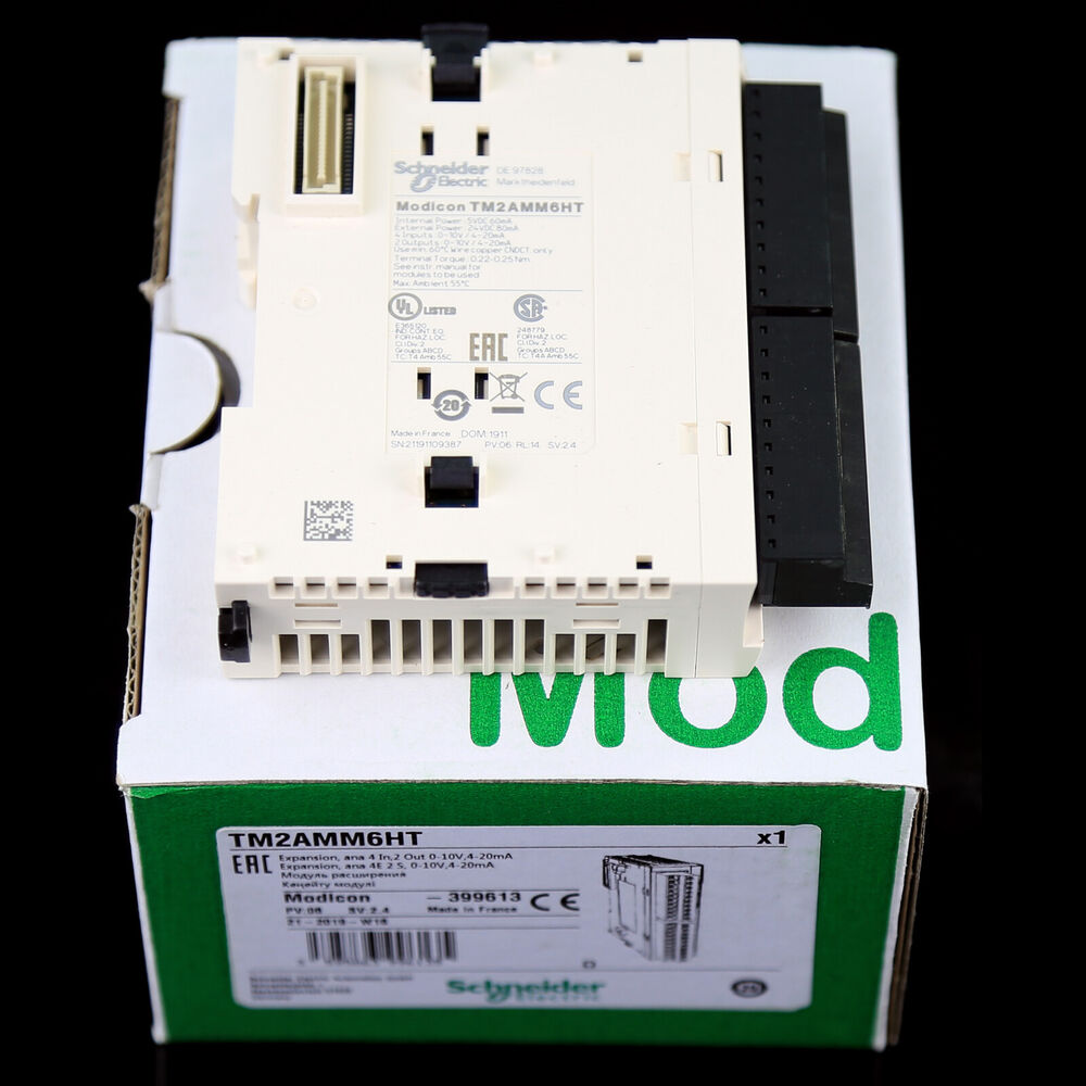 NEW Schneider PLC TWIDO Analog Mixed TM2AMM6HT ANALOGUE I/O MODULE 20mA 24VDC DHL / UPS / FedEX