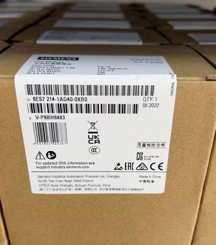 New Sealed Siemens 6ES7214-1AG40-0XB0 Module Siemens 6ES72141AG400XB0 UPS / DHL / Fedex
