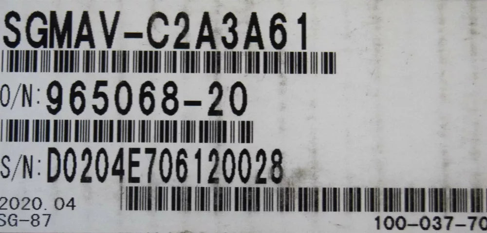 1PC New Yaskawa SGMAV-C2A3A61 Servo Motor Expedited Shipping SGMAVC2A3A61