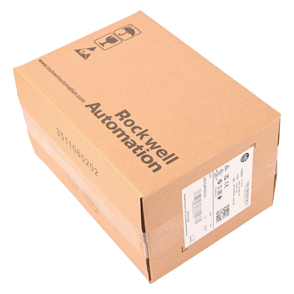 New In Box Allen Bradley 22D-D4P0N104 PowerFlex 40P AC Drive Factory Sealed Fedex or DHL
