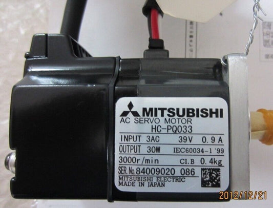 Mitsubishi HC-PQ033 AC Servo Motor HCPQ033 New In Box Expedited Shipping DHL / UPS / FedEX