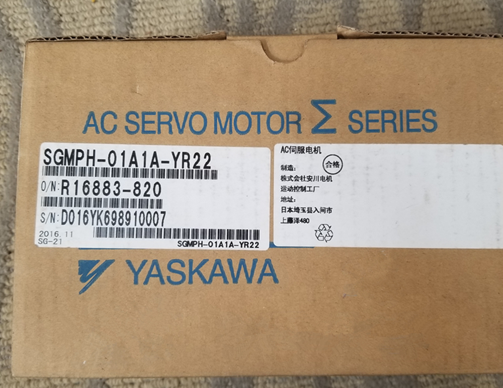 1PC New Yaskawa SGMPH-01A1A-YR22 Servo Motor Expedited Shipping