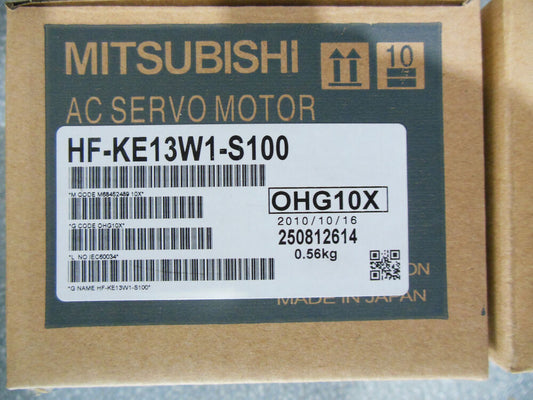 Mitsubishi AC SERVO MOTOR HF-KE13W1-S100 New In Box HFKE13W1S100 Expedited Ship DHL / UPS / FedEX