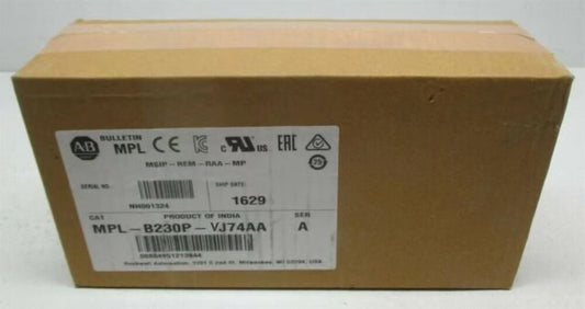 New Allen Bradley MPL-B230P-VJ74AA Servo Motor AB MPLB230PVJ74AA Sealed DHL / UPS / FedEx