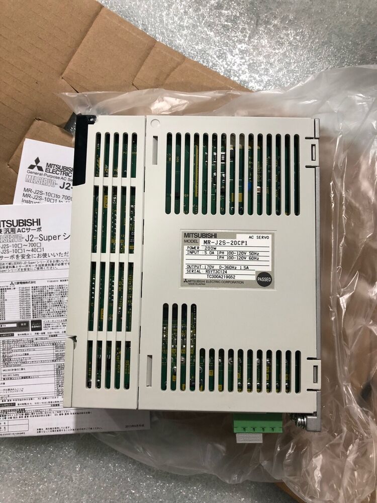1PC MITSUBISHI AC SERVO DRIVER MR-J2S-20CP1 NEW FREE EXPEDITED SHIPPING DHL / UPS / FedEx