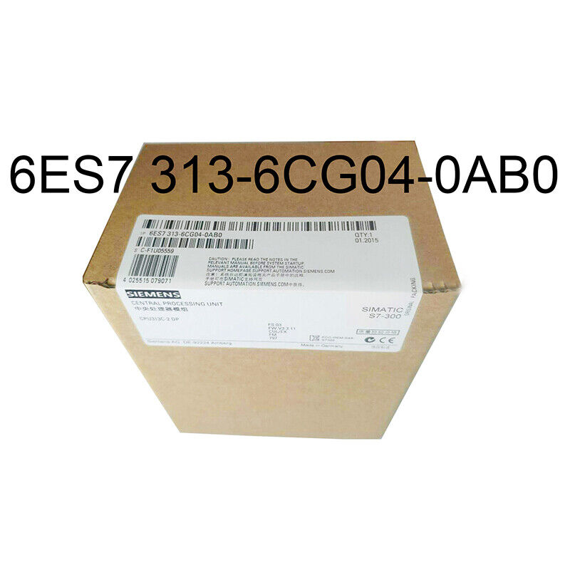 Siemens 6ES7313-6CG04-0AB0 6ES7 313-6CG04-0AB0 Unopened in box
