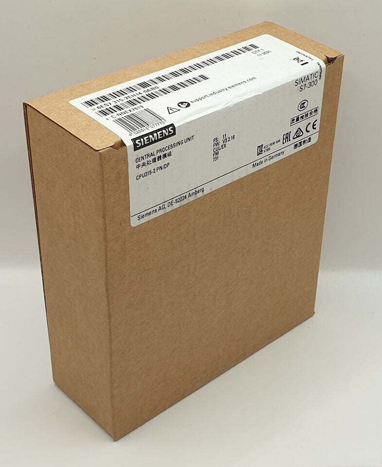 New Siemens 6ES7315-2EH14-0AB0 CPU 315-2 PN/DP PLC Module 6ES7 315-2EH14-0AB0 US