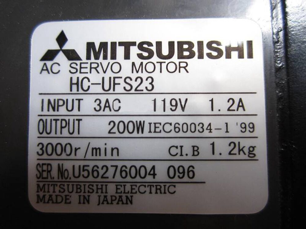 NEW Mitsubishi HC-UFS23 HCUFS23 Servo Motor UPS / DHL / Fedex
