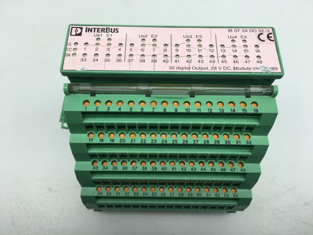 Phoenix Contact Output Module Ib St 24 Do 32/2 2750633 I/O Interbus