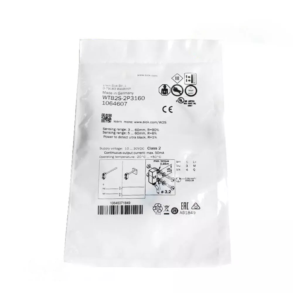1PC New SICK WTB2S-2P3160 Photoelectric Sensor Free Shipping WTB2S2P3160 DHL / UPS / FedEx