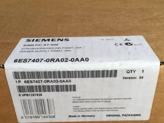 NEW Siemens 6ES7407-0RA02-0AA0 6ES7 407-0RA02-0AA0 Power Module DHL / UPS / FedEx