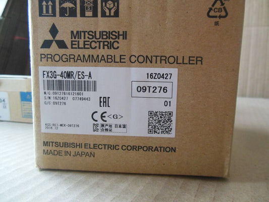 Mitsubishi PLC FX3G-40MR/ES-A New In Box FX3G40MRESA Expedited Shipping DHL / UPS / FedEx