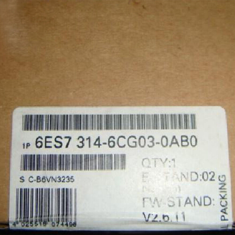 NewSiemens 6ES7314-6CG03-0AB0 6ES73146CG030AB0 SIMATIC S7-300 CPU 314C-2 DP