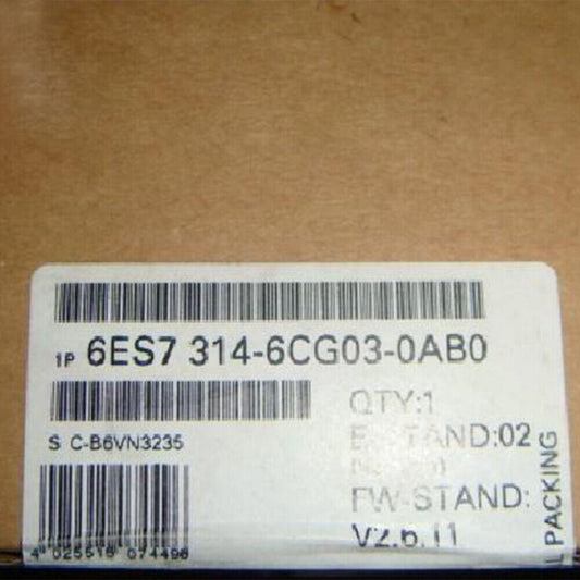 NewSiemens 6ES7314-6CG03-0AB0 6ES73146CG030AB0 SIMATIC S7-300 CPU 314C-2 DP