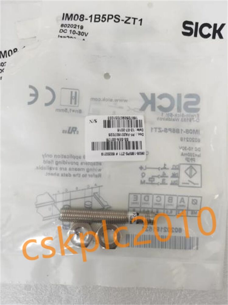 1 PCS NEW IN BOX SICK Inductive proximity sensor 6020219 IM08-1B5PS-ZT1
