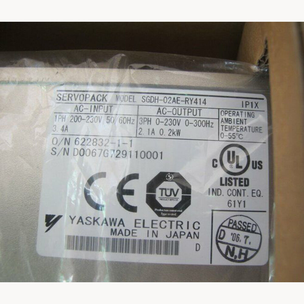 1PC New Yaskawa SGDH-02AE-RY414 Servo Driver Expedited Shipping