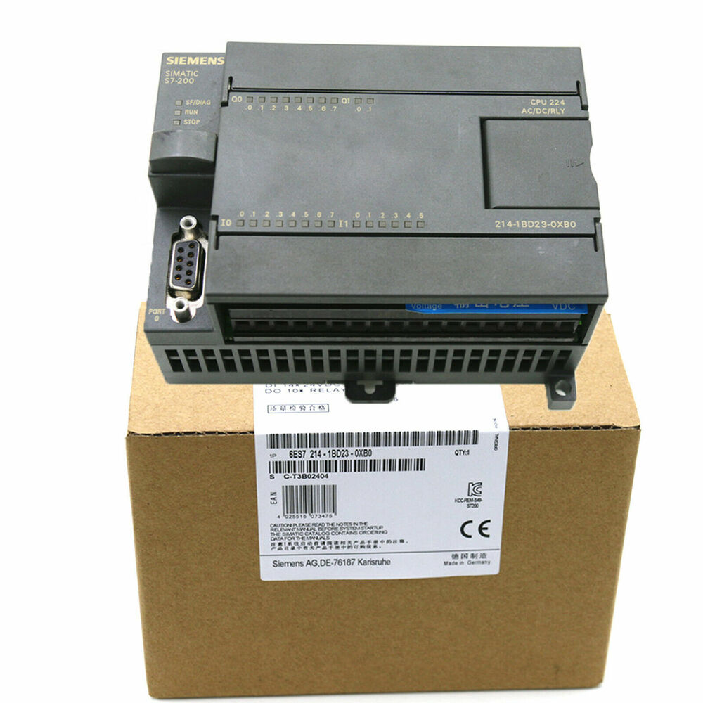 NEW SIEMENS 6ES7 214-1BD23-0XB0 6ES7214-1BD23-0XB0 CPU Module Made In Germany DHL / UPS / FedEx