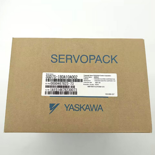 1PC New Yaskawa SGD7S-180A10A002 Servo Driver Expedited Shipping