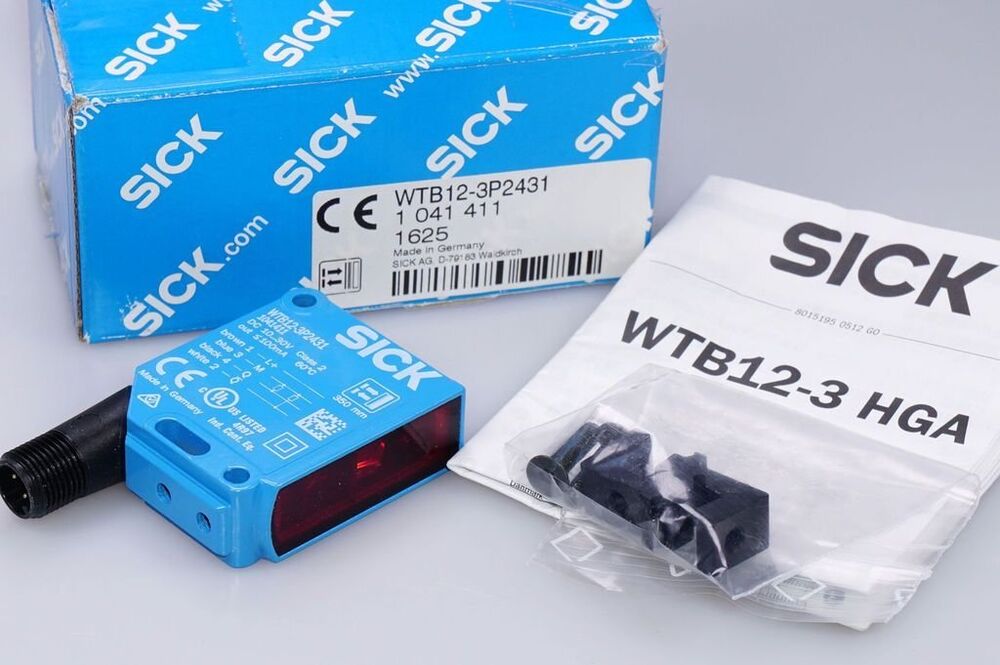 1PC New SICK WTB12-3P2431 Photoelectric Sensor WTB123P2431 DHL / UPS / FedEx