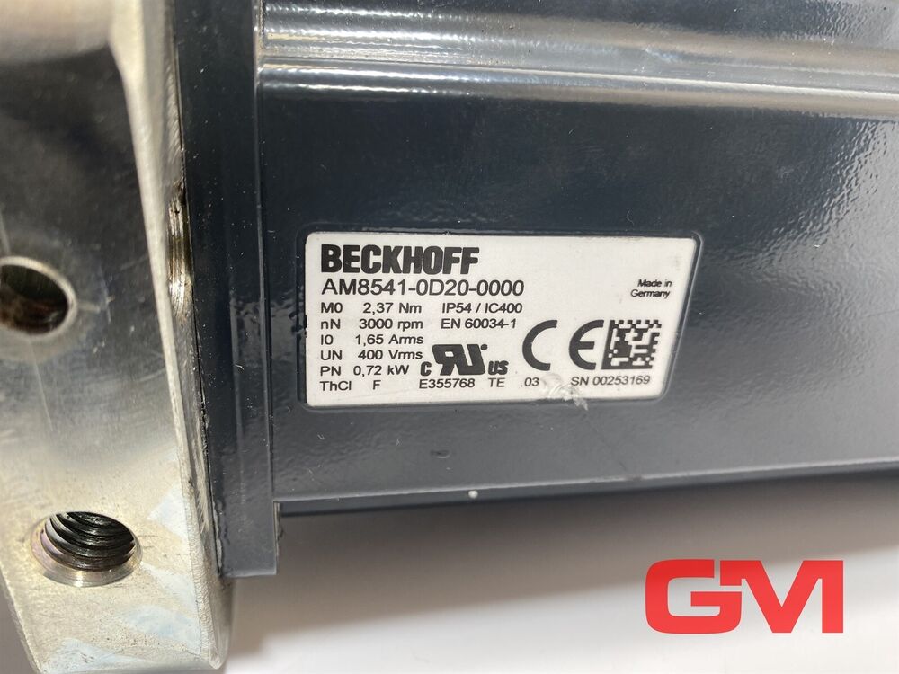 Beckhoff Servo Motor AM8541-0D20-0000 + Gart Transmission 53984