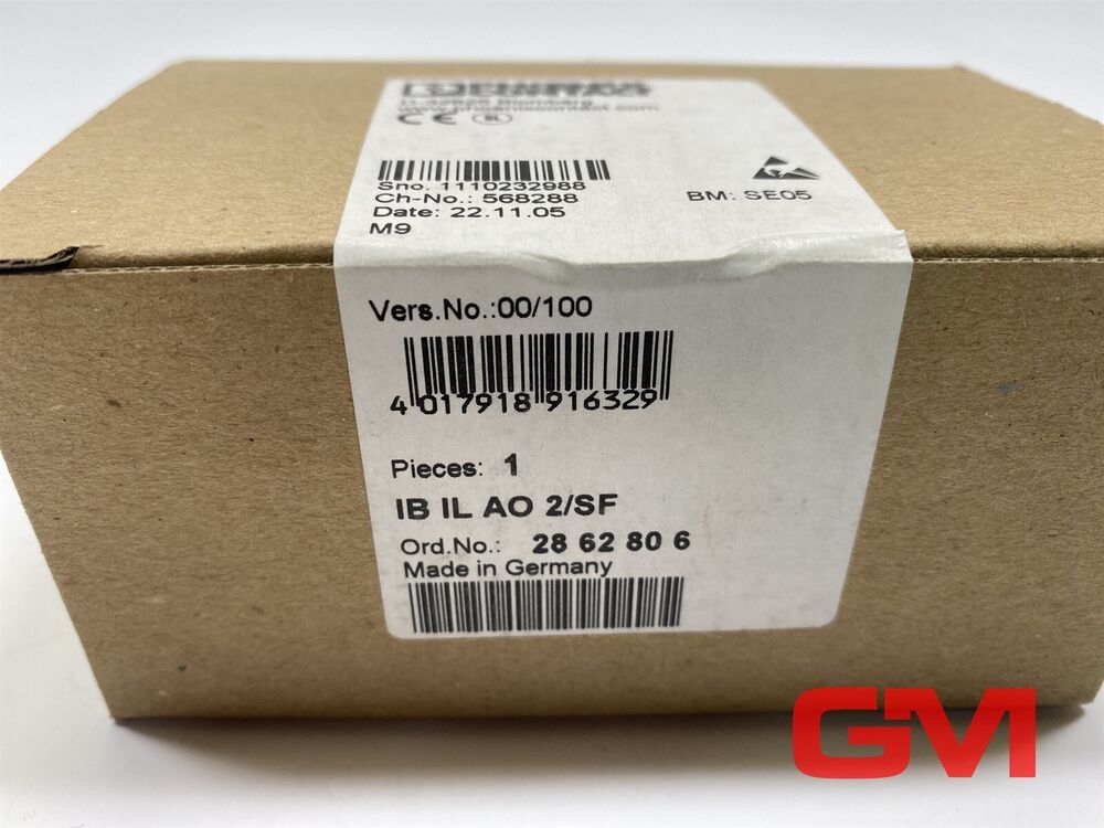 Phoenix Contact Analog-Ausgabeklemme Ib Il Ao 2 / Sf Inline Terminal