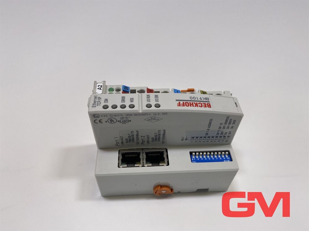 Beckhoff Control Unit BK9100 Bus Coupler Module Ethernet Tcp / IP