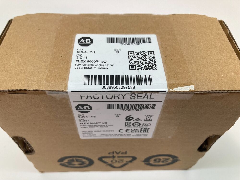 Surplus Sealed Allen Bradley 5094-IY8 /B 2022 Flex 5000 Analog Input Module 8-Pt DHL / UPS / FedEx