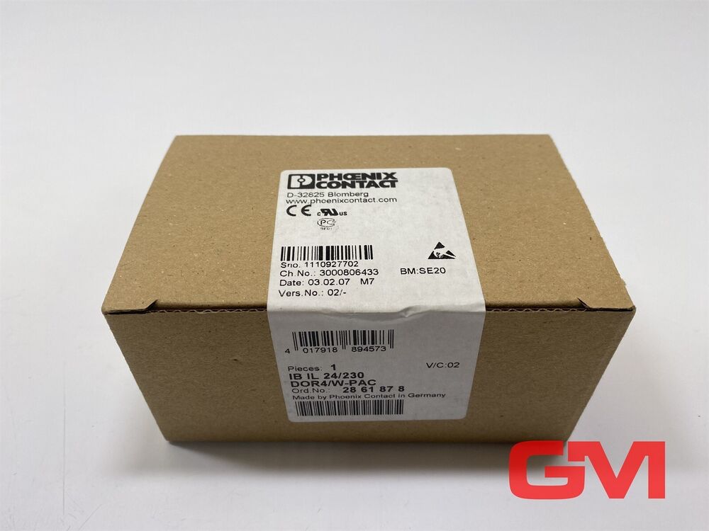 Phoenix Contact Relay Module Ib Il 24/230 Dor4 / W-pac 2861878